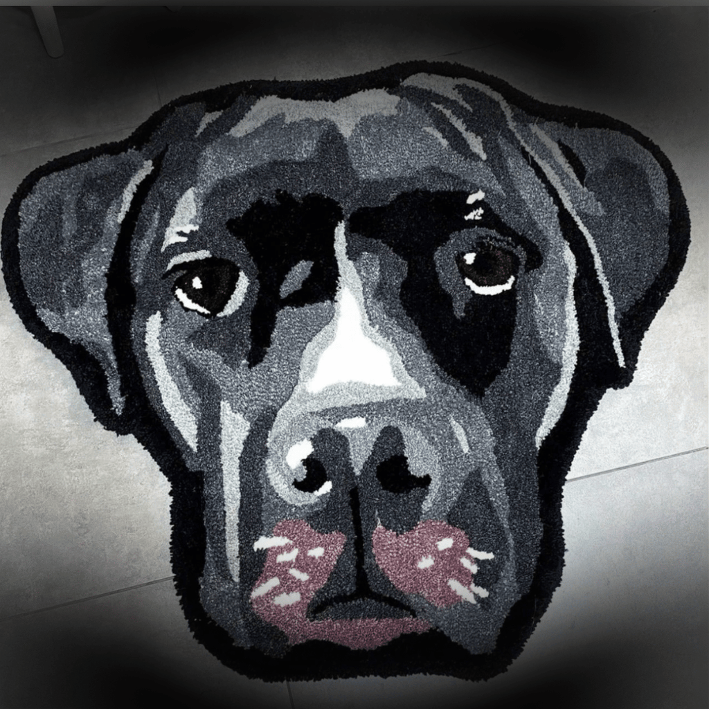 Custom Pet Portrait Rug 🐾