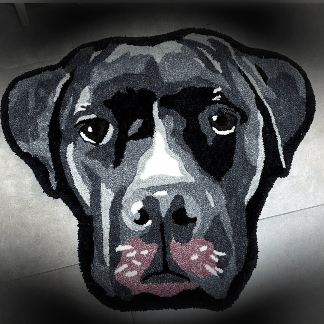 Custom Pet Portrait Rug 🐾